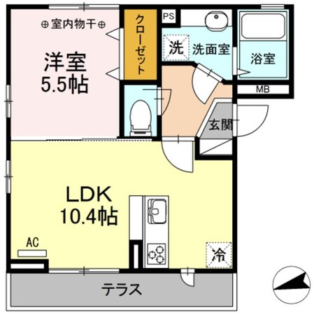 コーポ和の物件間取画像